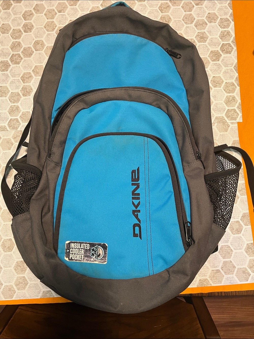 Dakine Blue and Gray Everyday Backpack with Insulated Pocket